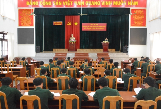 Bộ Chỉ huy Quân sự tỉnh An Giang tổ chức tập huấn nghiệp vụ chống “Diễn biến hòa bình” trên lĩnh vực tư tưởng văn hóa trong lực lượng vũ trang địa phương tỉnh.