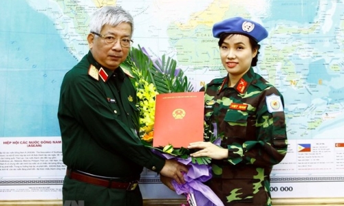 Gặp nữ sỹ quan Việt Nam đầu tiên thực hiện nhiệm vụ gìn giữ hòa bình