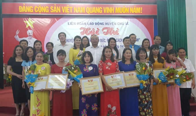 Hội thi "Kể chuyện về tư tưởng, đạo đức, phong cách Hồ Chí Minh" trong công nhân viên chức Liên đoàn lao động huyện Chư Sê năm 2018.