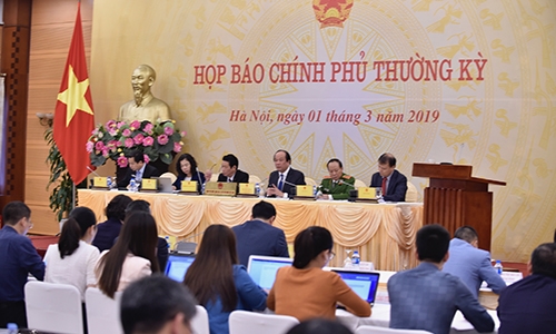 Họp báo Chính phủ thường kỳ tháng 2-2019: Bám sát các kịch bản tăng trưởng