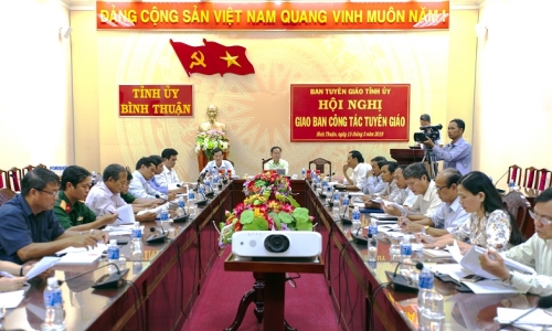 Bình Thuận: Ngành Tuyên giáo cần bám sát nhiệm vụ chính trị