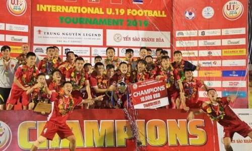 Thắng Thái Lan, đội Việt Nam vô địch Giải bóng đá U19 Quốc tế 2019