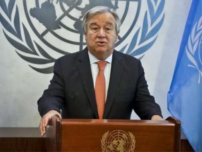 Tổng thư ký Liên hợp quốc Antonio Guterres. (Nguồn: AP)