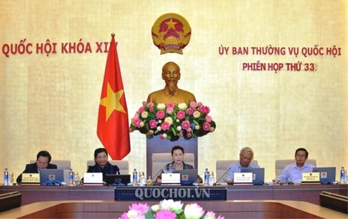 Chủ tịch Quốc hội Nguyễn Thị Kim Ngân phát biểu tại phiên họp. (Ảnh: quochoi.vn)