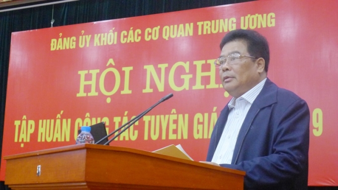 Đồng chí Sơn Minh Thắng phát biểu khai mạc Hội nghị