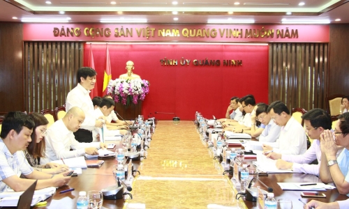 Ban Tuyên giáo Trung ương làm việc với Thường trực Tỉnh ủy Quảng Ninh về việc thực hiện Nghị quyết 36 và Chỉ thị 37