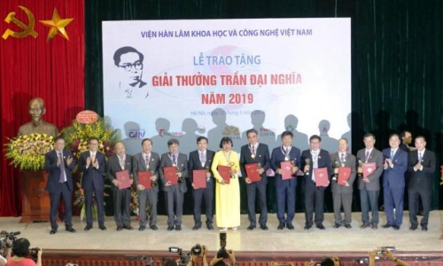 Trao tặng giải thưởng Trần Đại Nghĩa 2019