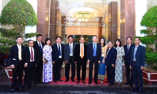Đoàn đại biểu Ban Tuyên huấn Trung ương Đảng Nhân dân Campuchia thăm và làm việc tại Việt Nam