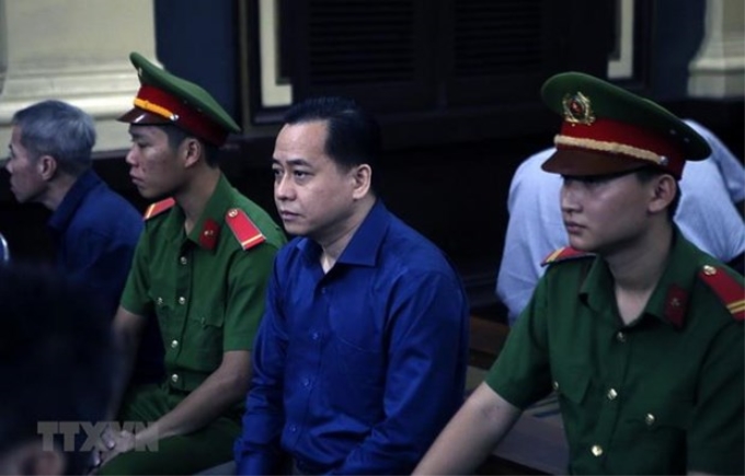 Bị cáo Phan Văn Anh Vũ (tức Vũ "nhôm") tại phiên tòa ngày 30/11/2018. (Ảnh: TTXVN)