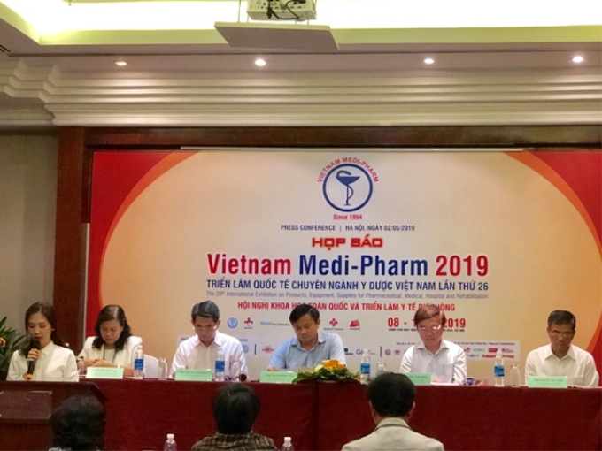Họp báo Triển lãm Quốc tế chuyên ngành Y dược Việt Nam lần thứ 26 (Vietnam Medi- Pharm 2019 ) .