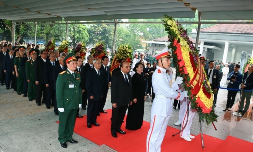 Cử hành trọng thể Lễ viếng nguyên Chủ tịch nước, Đại tướng Lê Đức Anh