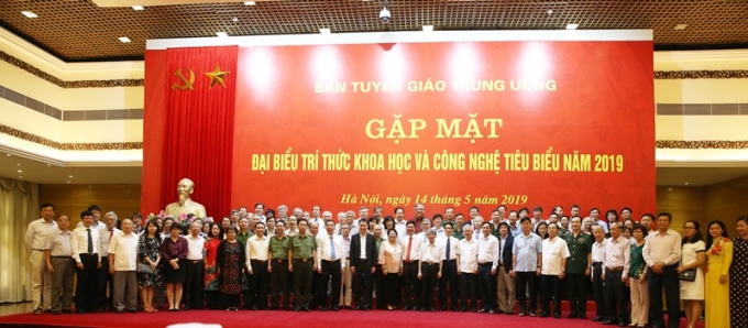 Gặp mặt đại biểu trí thức Khoa học và Công nghệ tiêu biểu năm 2019