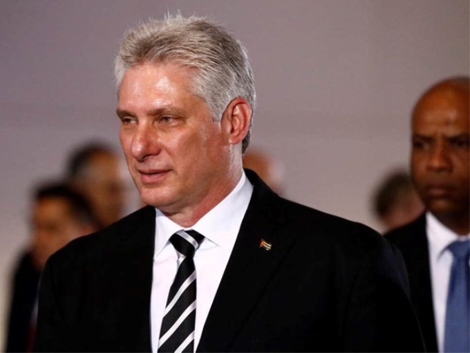 Chủ tịch Cuba Miguel Diaz-Canel. (Ảnh: Independent)