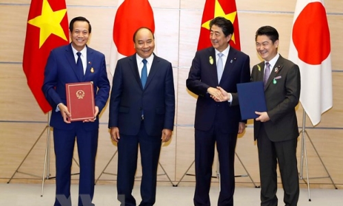 Việt-Nhật trao đổi bản hợp tác tiếp nhận lao động kỹ năng đặc định