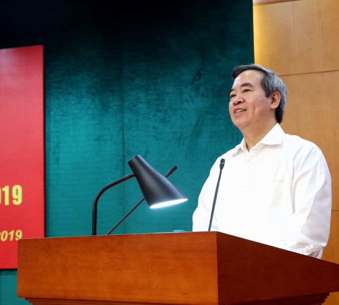 Ủy viên Bộ Chính trị, Bí thư Trung ương Đảng, Trưởng ban Kinh tế Trung ương Nguyễn Văn Bình. (Ảnh: VGP).