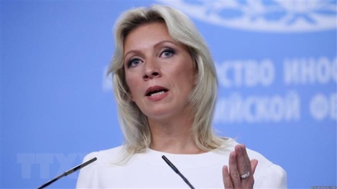 Phát ngôn viên Bộ Ngoại giao Nga Maria Zakharova. (Nguồn: TASS/TTXVN)