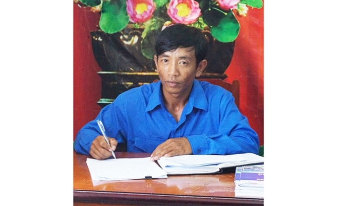 Anh Pi Lao Thương, Bí thư Đoàn xã Phước Tân, huyện Bác Ái (Ninh Thuận).