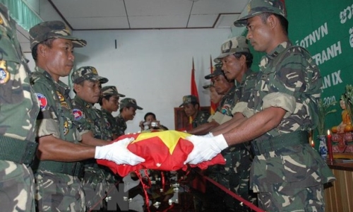 Quân khu 7 hồi hương 446 hài cốt liệt sỹ hy sinh tại Campuchia