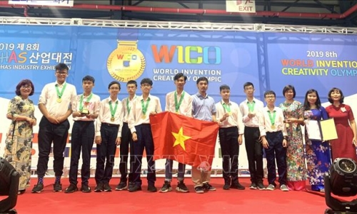 Hai phát minh của đoàn học sinh Hà Nội giành huy chương vàng quốc tế