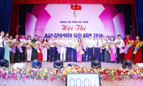 Hà Tĩnh: Khai mạc Hội thi báo cáo viên cấp tỉnh năm 2019