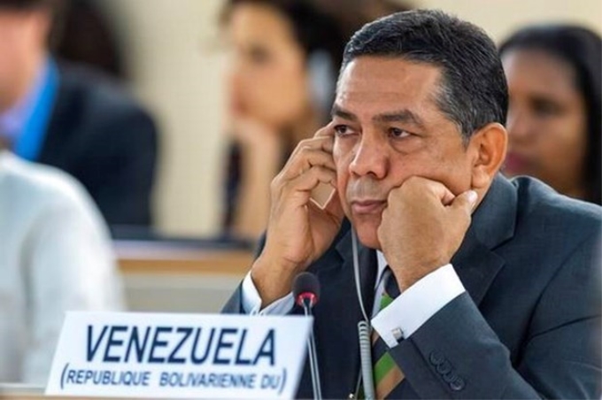 Thứ trưởng Ngoại giao Venezuela William Castillo. (Nguồn: WRIC.com)