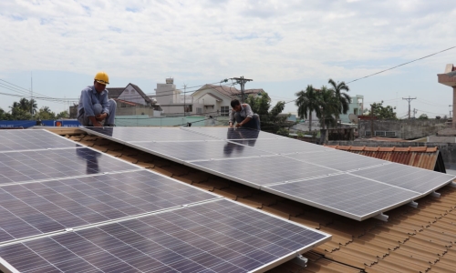EVNSPC tư vấn lắp điện mặt trời trên mái nhà ở Ninh Thuận