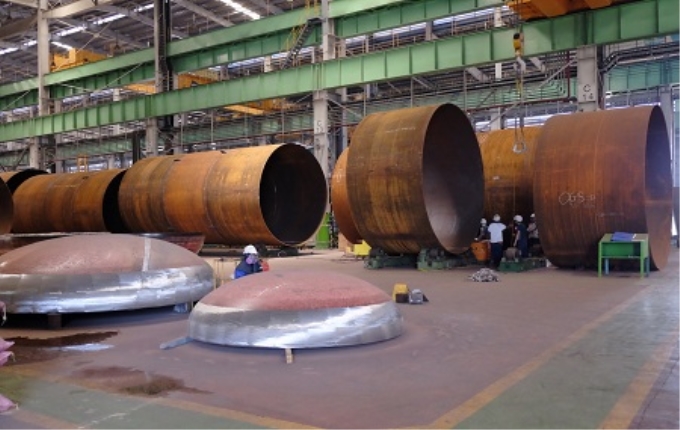 Hoạt động sản xuất tại Công ty Doosan Vina (Hàn Quốc) tại KKT Dung Quất, Quảng Ngãi - Ảnh: VGP/Lưu Hương