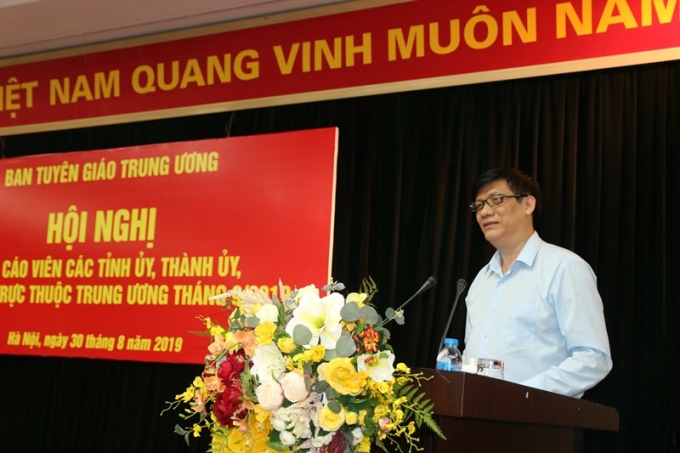Đồng chí Nguyễn Thanh Long: Cần đẩy mạnh tuyên truyền kết quả 3 năm thực hiện Chỉ thị số 05 của Bộ Chính trị và 50 năm thực hiện Di chúc của Chủ tịch Hồ Chí Minh.