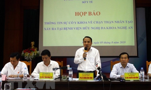 Sự cố chạy thận nhân tạo ở Nghệ An: Hệ thống dẫn nước không đảm bảo