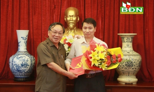 Đồng chí Bùi Huy Thành được điều động, bổ nhiệm giữ chức Trưởng Ban Tuyên giáo Tỉnh ủy Đắk Nông