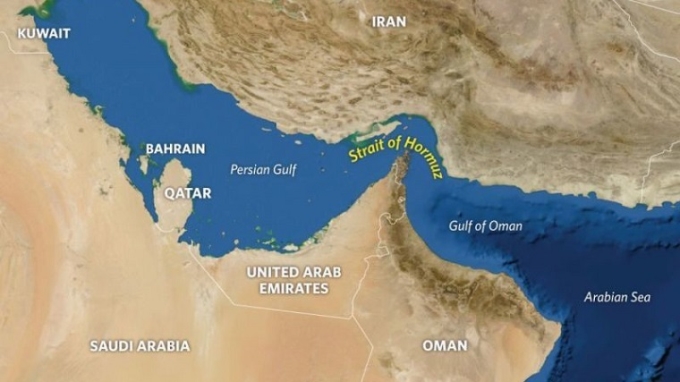 Eo biển Hormuz. (Nguồn: NASA)