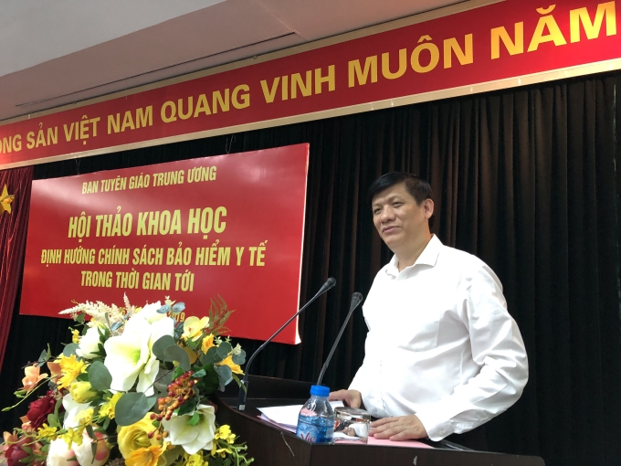 Đồng chí Nguyễn Thanh Long - Phó Trưởng ban Tuyên giáo Trung ương phát biểu khai mạc Hội thảo.