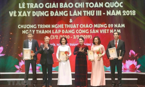 Giải 'Búa liềm Vàng' 2019 phản ánh sinh động thực tiễn xây dựng Đảng