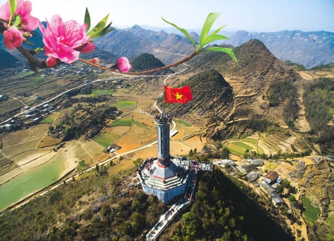 Cột cờ Lũng Cú - Hà Giang. (Ảnh minh họa)