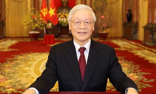 Tổng Bí thư, Chủ tịch nước Nguyễn Phú Trọng chúc Tết Canh Tý 2020