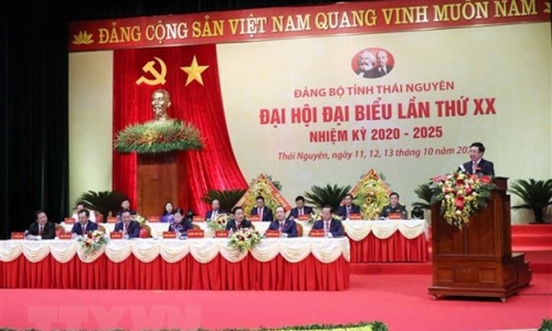 Khai mạc Đại hội Đại biểu Đảng bộ tỉnh Thái Nguyên lần thứ XX