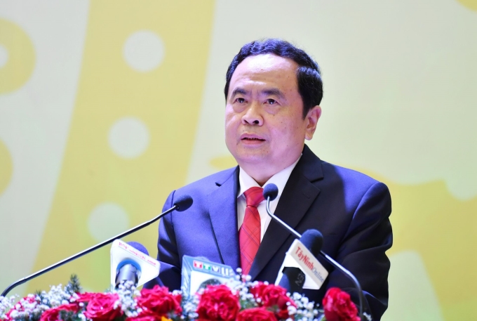 Đồng chí Trần Thanh Mẫn phát biểu chỉ đạo Đại hội