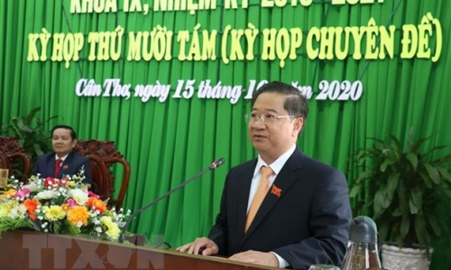 Ông Trần Việt Trường được bầu giữ chức Chủ tịch UBND thành phố Cần Thơ