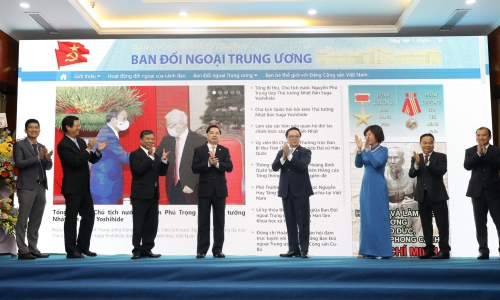 Khai trương Trang thông tin điện tử tổng hợp Ban Đối ngoại Trung ương Đảng