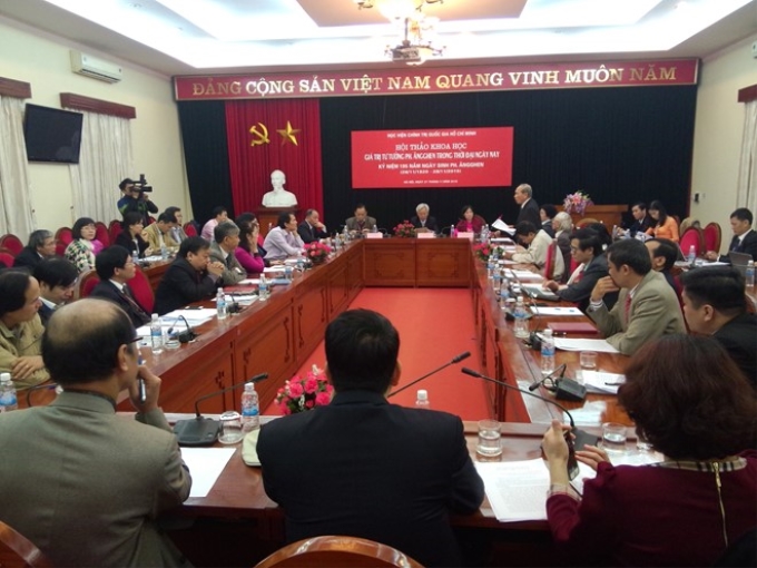 Hội thảo khoa học “Giá trị tư tưởng Ph.Ăng-ghen trong thời đại ngày nay” (2015) do Học viện Chính trị Quốc gia Hồ Chí Minh tổ chức