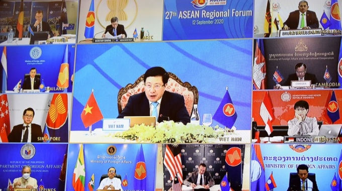 Hội nghị Diễn đàn Khu vực ASEAN lần thứ 27 (ARF 27) diễn ra theo hình thức trực tuyến.