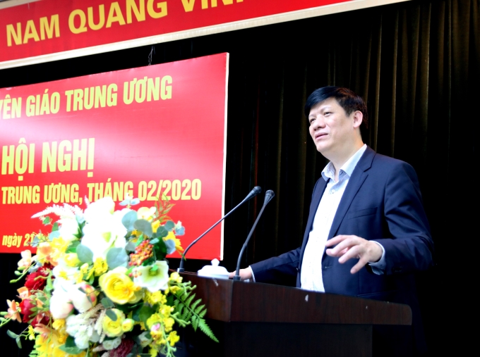 GS. TS Nguyễn Thanh Long, Thứ trưởng Bộ Y tế cho biết phòng, chống dịch bệnh Covid-19 cần sự vào cuộc của cả hệ thống chính trị (Ảnh: TA)