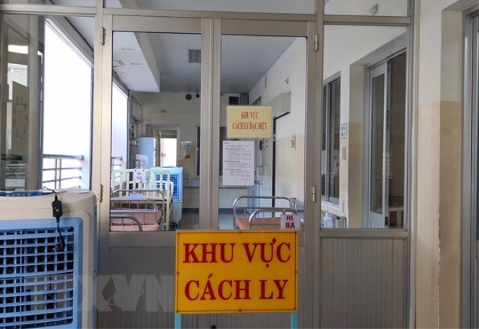 Khu vực cách ly đặc biệt dành riêng cho bệnh nhân nhiễm COVID-19. (Ảnh: Đinh Hằng/TTXVN)