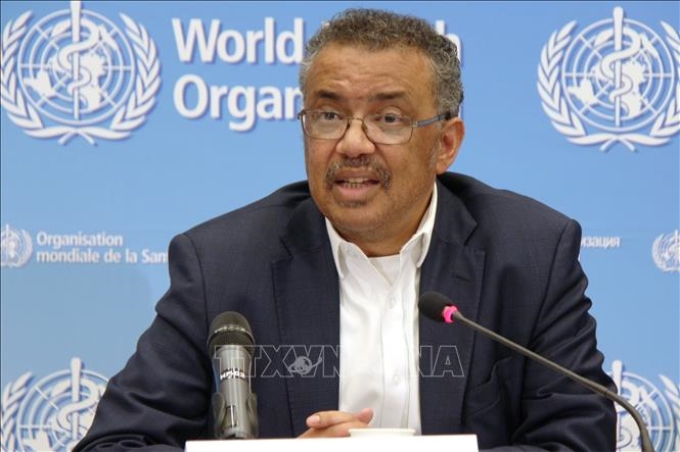 Tổng Giám đốc Tổ chức Y tế thế giới (WHO) Tedros Adhanom Ghebreyesus. Ảnh: THX/TTXVN