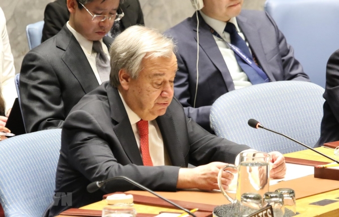 Tổng Thư ký Liên hợp quốc António Guterres. (Ảnh: TTXVN)