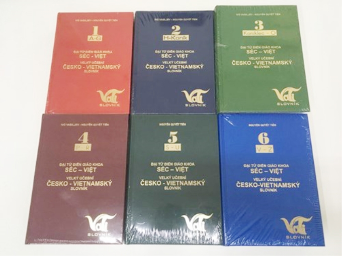 Đại từ điển Giáo khoa Séc-Việt trọn bộ gồm 6 tập
