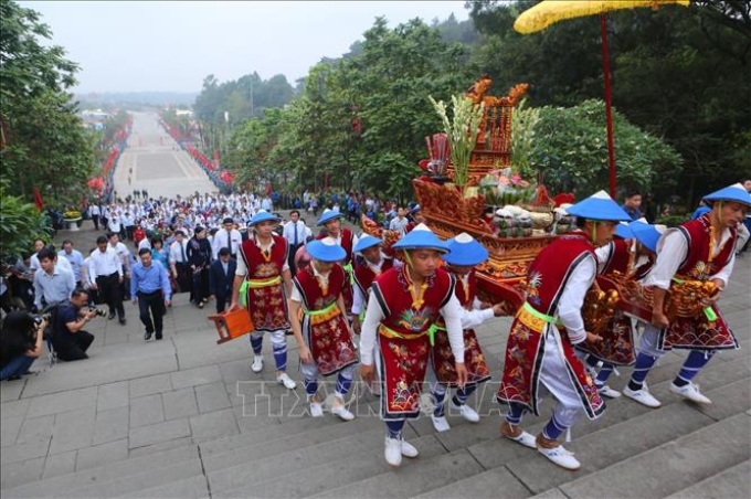 Giỗ tổ Hùng Vương - Lễ hội Đền Hùng năm 2019. Ảnh tư liệu: Thành Đạt/TTXVN