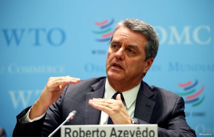 Tổng Giám đốc Tổ chức Thương mại Thế giới (WTO) Roberto Azevedo. (Ảnh: WTO)