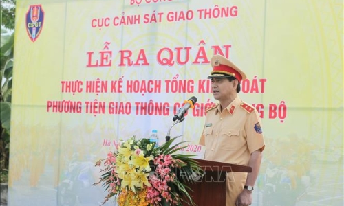 Ra quân tổng kiểm soát phương tiện giao thông đường bộ trên cả nước