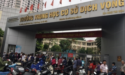 Lưu ý với thí sinh làm thủ tục đăng ký dự tuyển vào lớp 10 Hà Nội